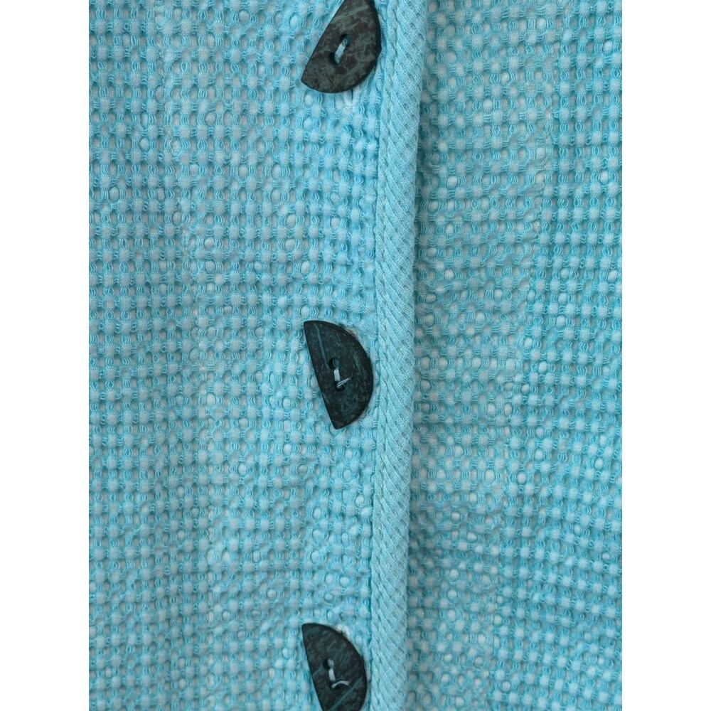 Focus Casual Life size large teal waffle weave vest - Picture 2 of 5